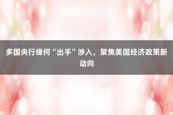多国央行缘何“出手”涉入，聚焦美国经济政策新动向